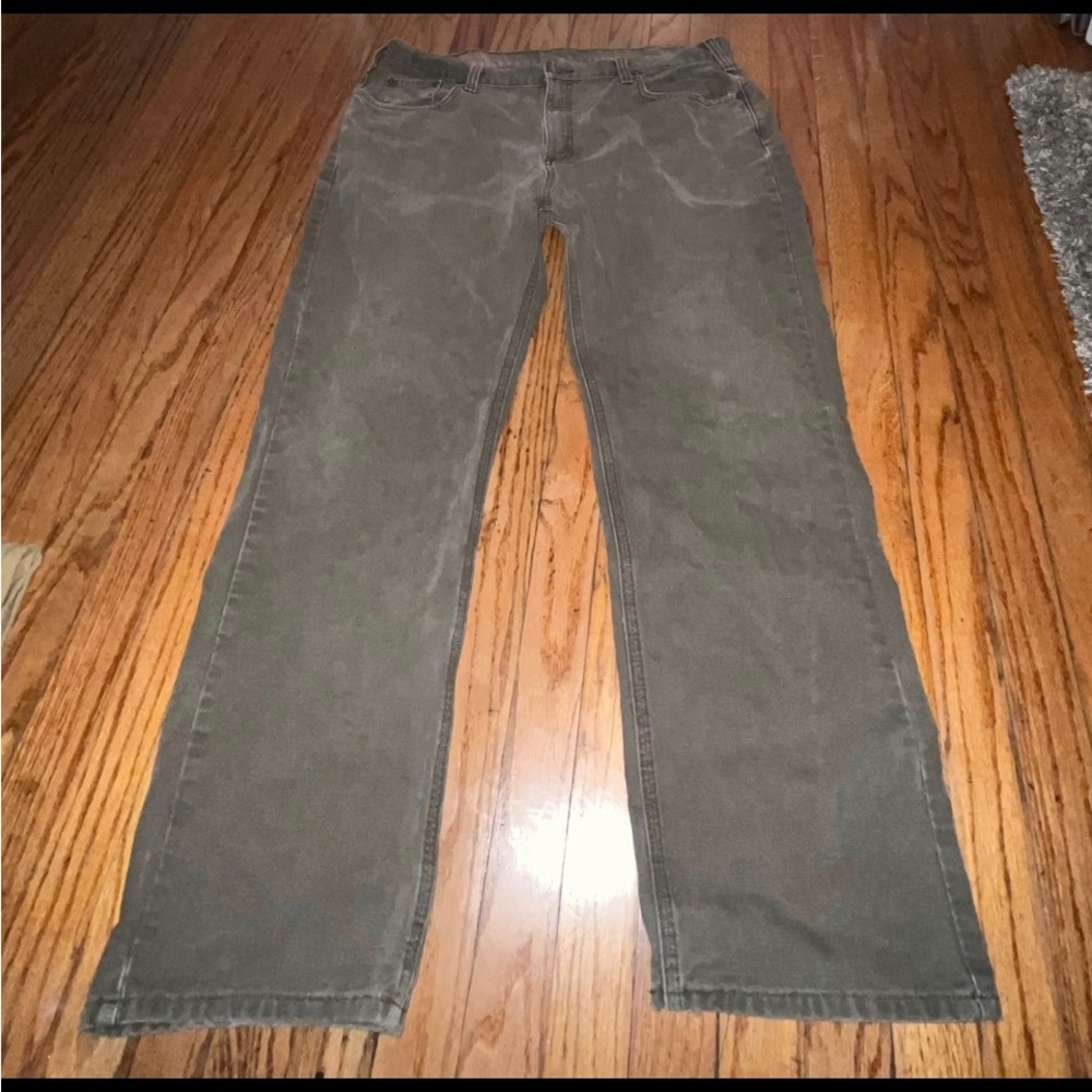 Carhartt: Men’s Straight Leg Casual Pants Size 40 X 32 Green